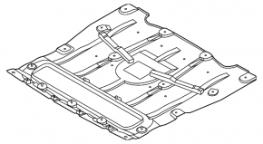 Engine protection BMW X5 G05 19-25 M, S63, S68