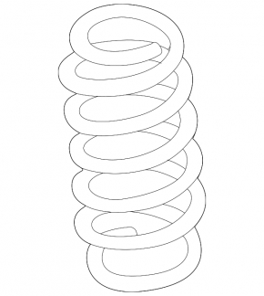 Rear left spring Nissan Ariya 23-26 AWD Extended range