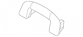 Front left ceiling handle VW Golf 15-19 grey