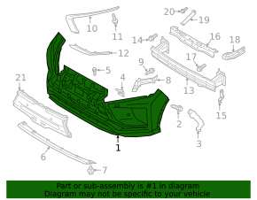 Front Bumper Naked Mitsubishi Eclipse Cross 18-20