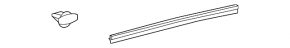 Front left door seal Toyota Avalon 13-18 lower