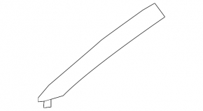 Front pillar trim upper right Nissan Altima 19-24 gray