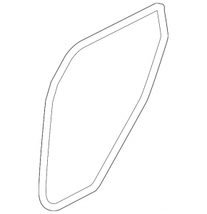 Door seal rear right Nissan Rogue 14-20