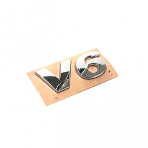 Emblem inscription V6 trunk door VW Touareg 11-17