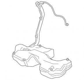 Fuel tank Audi A4 B9 17-19 2.0T