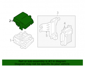 Hyundai Sonata 11-15 Underhood Fuse Box Cover