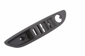 Front left window lift control trim Buick Encore 17-19 black, matte