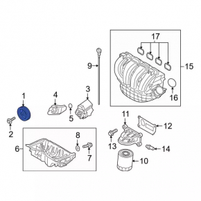 Crankshaft Pulley Ford Ecosport 18-22 2.0