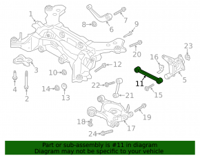 Rear left camber arm Ford Fusion mk5 13-20 FWD APLUS
