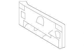 Mazda CX-30 20-23 Front Bumper License Plate