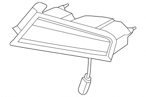 Light outer wing right Lincoln MKZ 13-20 chip