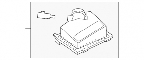 Lincoln MKZ 17-20 2.0T Air Filter Housing Upper