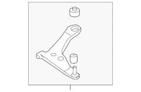 Lower front left control arm for Mitsubishi Galant 04-12