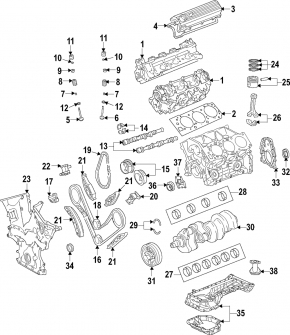 Crankshaft Toyota Sienna 11-20 2GRFE 3.5 99k K:60.99 W:52.98, for grinding, pokes