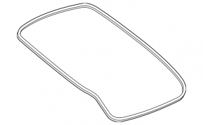Rubber seal for the tailgate of the Chevrolet Volt 16-