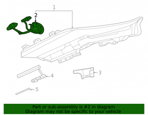 Daytime Running Light Wiring (DRL) for Nissan Ariya 23-25 (left)