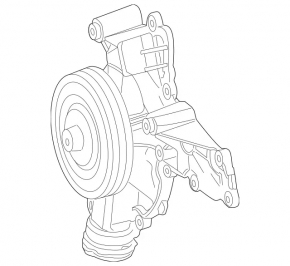 Mercedes S-Class W221 S400 Water Pump