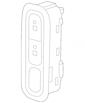Rear seat folding buttons Volvo XC60 18-23 without towbar