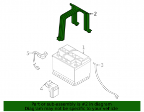 Battery bracket Kia Sorento 21-25 HEV, PHEV
