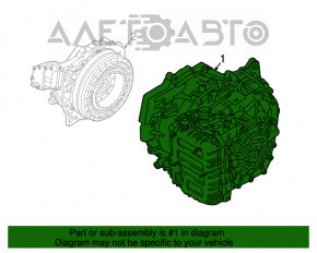 Automatic transmission assembly Hyundai Sonata 15-19 hybrid