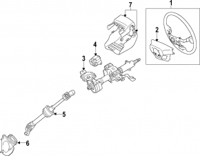 Toyota Rav4 19 steering column lock - under start/stop