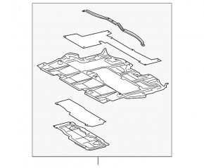 Engine protection Lexus GS300 GS350 GS430 GS450h 06-11 rwd