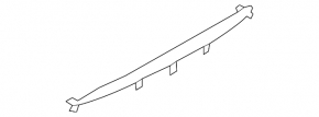 Rear bumper trim BMW X3 F25 11-14 X-Line