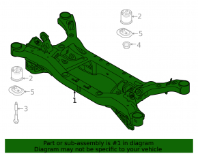 Rear subframe Kia Niro 23-26 EV