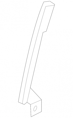 Rear right door glass guide Mitsubishi Outlander Sport ASX 10-23