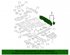 Rear Panel Lexus RX300 RX330 RX350 RX400 04-09 Graphite