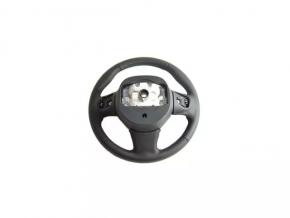 Chrysler 200 15-17 black leather steering wheel