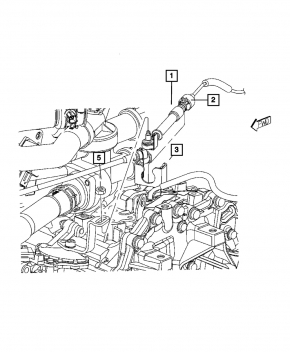 Jeep Compass 11-16 2.4 Automatic Transmission Cable