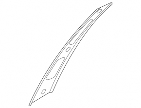 Door trim side front right Hyundai Sonata 20-23 gloss