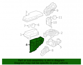 Lexus ES 300/330 Underhood Fuse Box Housing