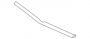 Upper right front panel trim for Kia Sportage 23-25 HEV, silver