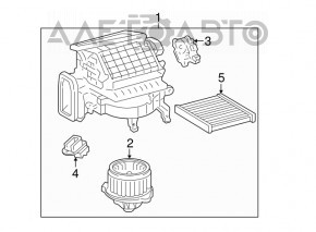 Heater assembly Lexus ES300 ES330