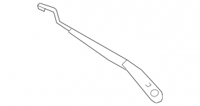 Left windshield wiper arm for Hyundai Veloster 12-17