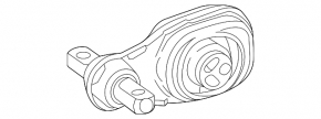 Rear engine mount for Mercedes X247 GLB 20-26 M260