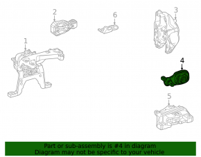 Rear engine mount for Mercedes X247 GLB 20-26 M260