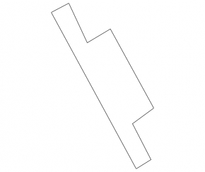 Left trunk door bumper, upper, Mitsubishi Outlander 22-25
