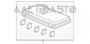 Fuse box underhood right Acura MDX 14-15