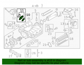 Throttle body flange Audi A6 C7 12-18 3.0T
