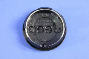 Center cap for Jeep Compass 17 disk - black matte, 63/55mm
