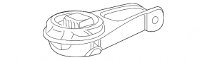 Engine mount central Chevrolet Malibu 16-