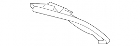 Rear right fender arch extension for Volvo XC60 18-25