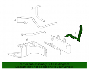 Radiator bracket automatic transmission Toyota Highlander 14-16 3.5 metal