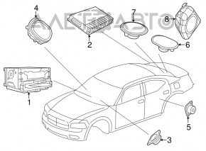 Chrysler 300 Audio Amplifier 11-14