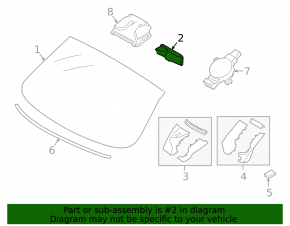 Interior mirror BMW X3 G01 18-21 auto-dimming