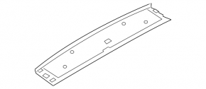 Upper rear door trim upper BMW X5 G05 19-23 black