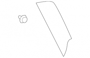 Door trim side rear rear right Mitsubishi Eclipse Cross 18-